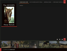 Tablet Screenshot of kennerhorseranch.com